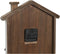 Bordsklocka DKD Home Decor 26 x 7 x 31 cm Wit Huizen