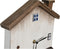 Bordsklocka DKD Home Decor 26 x 7 x 31 cm Wit Huizen