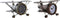Bordsklocka DKD Home Decor 35 x 21 x 14 cm Vliegtuig Kristal Aluminium Ijzer (2 Stuks)