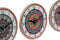 Bordsklocka Home ESPRIT Keramisch Mandala 16 x 1 x 16 cm