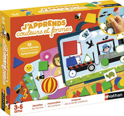 Bordspel Nathan I am learning Colors And Shapes (FR)