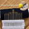 Borduur Set DIY - Compleet - 3 Bamboe Ringen - Naalden en 12 Kleuren Garen