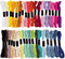Borduurgaren, dikte 1 mm, 42 bollen, kleuren assorti