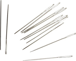 Borduurnaalden 4,2 Cm Size 20 Zilver 25 Stuks