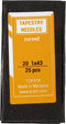 Borduurnaalden 4,2 Cm Size 20 Zilver 25 Stuks