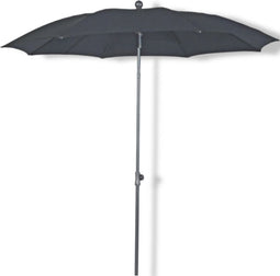 Borek - Ancona Stokparasol Rond dia. 200 cm zwart