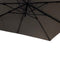 Borek - Barletta vrijhangende zweefparasol grijs 3x3 m