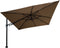 Borek - Barletta vrijhangende zweefparasol taupe 3x3 m