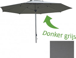 Borek - Detroit Geannodiseerd Alu dia. 350 cm Donkergrijs