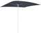 Borek - Parma Stokparasol Vierkant 160x160 cm zwart