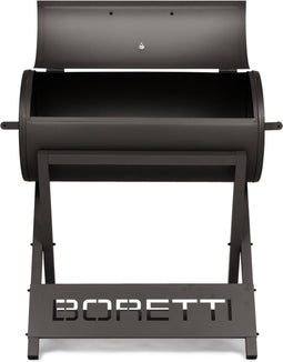 Boretti Barilo Houtskoolbarbecue - Grilloppervlak 84 x 41 cm - Inclusief Thermometer - Antraciet