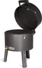Boretti - Tonello houtskoolbarbecue - BBQ - ø 37 cm - Zwart - draagbaar
