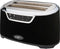 Boretti Tostapane - Broodrooster - 2 extra brede sleuven voor 4 toasts - zwart - B300
