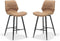 Borgo - Barkruk - 46 x 57 x 98 cm - Soft - Cognac