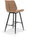 Borgo - Barkruk - 46 x 57 x 98 cm - Soft - Cognac