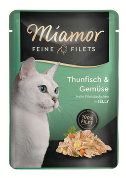Miamor - Fijne filets 24x100g - Tonijn & Groenten
