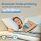 Ella Topper - Matrastopper 90x210 cm - 7CM Gel Infused Traagschuim & Aircell-schuim - Wit Blauw