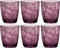 Bormioli Rocco Diamond Tumbler - 39 cl - Paars - 6 stuks