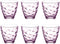 Bormioli Rocco Glazen Flora Roze 260 ml - 6 stuks