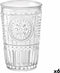 Bormioli Rocco Romantic Waterglas - 320 ml - Glas met stevige grip - Relief glas - Glazenset - 6 stuks