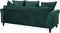BORNHOLM - Driezitsbank - Groen - Fluweel