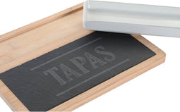 Borrelplank Met Schaaltje (24 x 7 x 2,5 cm)