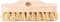Borstel Barbosa Universal 22 x 6,5 x 7,5 cm
