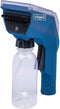 Borstel voor meubelstoffen voor effectieve reiniging van verschillende textielsoorten zoals meubelstoffen, kussens, tapijten, autostoelen, enz. Handige 4-in-1 functie: sprayen, borstelen, grondig reinigen en opzuigen.