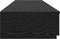 vidaXL - Zwarte - Bedlade - - - 135 - x - 36,5 - x - 16,5 - cm - - - Gemaakt - van - Bewerkt - Hout