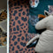 Studio Ditte Hoeslaken Jaguar Vlekken 90x200cm - Bruin/Zwart