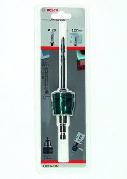 Bosch 2608522412 Power Change adapter Zeskant 105mm voor gatenzaag met snelspanverbinding.