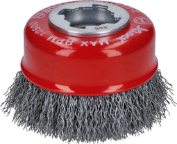 Bosch 2608620725 X-Lock Komstaalborstel met gegolfde draad - Staal - 0,3 x 75mm