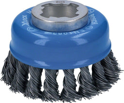 Bosch 2608620727 X-Lock Komstaalborstel met gegolfde draad - Staal - 0,5 x 75mm