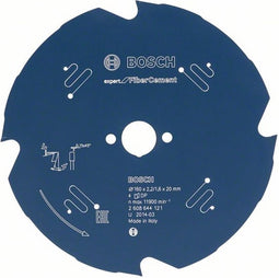 BOSCH 2608644121 Cirkelzaagblad Expert Fiber Cement vezelbeton 160x20 - 4 tanden