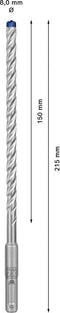 Bosch 2608900089 EXPERT Hamerboor SDS plus-7X 8x150x215mm