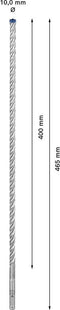 Bosch 2608900102 EXPERT Hamerboor SDS plus-7X 10x400x465mm