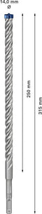 Bosch 2608900122 EXPERT Hamerboor SDS plus-7X 14x250x315mm