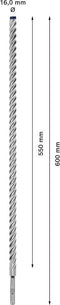 Bosch 2608900134 EXPERT Hamerboor SDS plus-7X 16x550x615mm