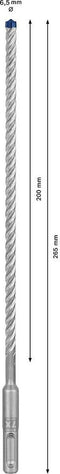 Bosch 2608900165 EXPERT SDS plus-7X hamerboor - 6,5 x 200 x 265 mm (10st)