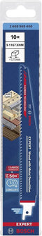 Bosch 2608900400 EXPERT Reciprozaagblad S1167XHM 10st Wood with Metal Demolition