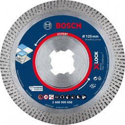 Bosch 2608900658 EXPERT X-LOCK Diamantschijf Hard Ceramic 125 x 22,23 x 1,4 x 10 mm