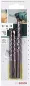 Bosch - 3-delige betonborenset SDS-Quick 5,0x100; 6,0x100; 8,0x120