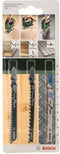 Bosch - 3-delige decoupeerzaagbladenset T-schacht (1; T 111 C); (1; T 244 D); (1; T 118 B)