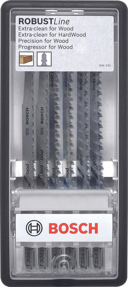 Bosch 6-delige Robust Line decoupeerzaagbladenset Wood Expert T-schacht