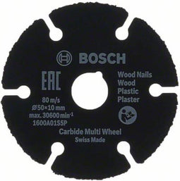 Bosch Accessories 1600A01S5X Doorslijpschijf recht 50 mm 1 stuk(s)
