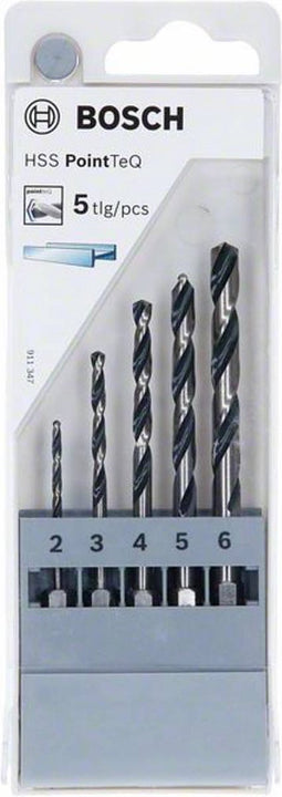 Bosch Accessories 2607002824 PointTeQ Spiraalboorset 5-delig