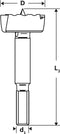 Bosch Accessories 2608577019 Forstnerboor 40 mm 1 stuk(s)