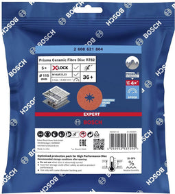 Bosch Accessories 2608621804 Fiberschijf Ø 115 mm Korrelgrootte: 36 5 stuk(s)