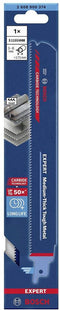 Bosch Accessories 2608900374 Expert 'Medium-Thick Tough Metal' S 1155 HHM reciprozaagblad, 1 stuk Zaagbladlengte 225 mm