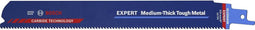 Bosch Accessories 2608900376 Expert 'Medium-Thick Tough Metal' S 1155 HHM reciprozaagblad, 10 stuks Zaagbladlengte 225